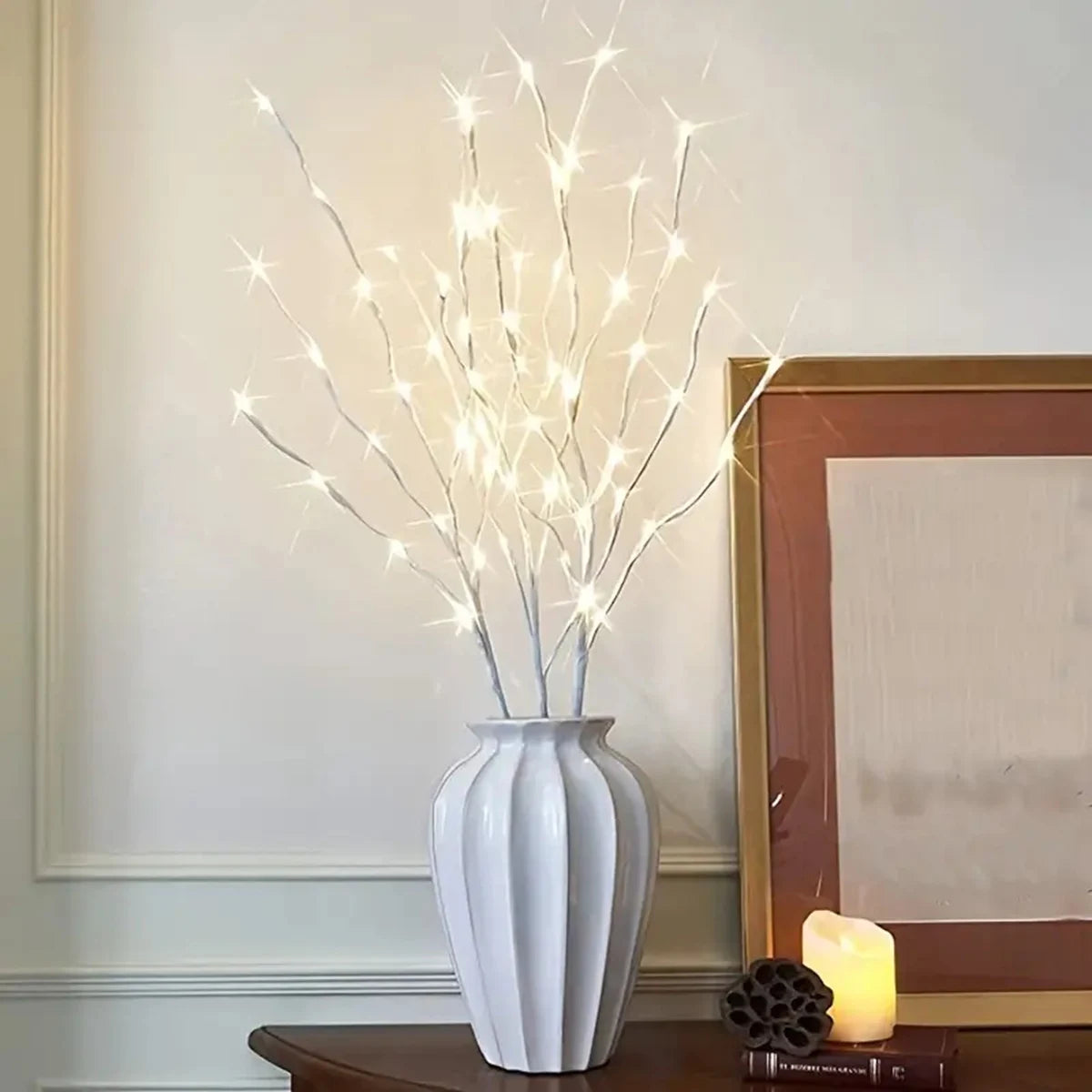 Witte LED Takverlichting - Perfect voor Tafeldecoratie en Kerstmis