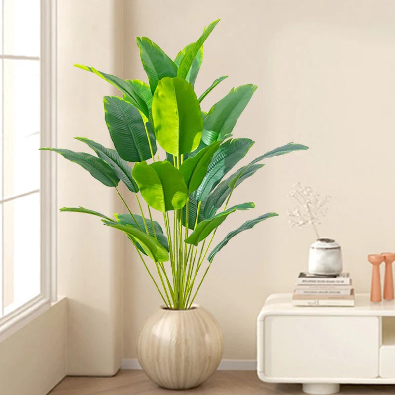 Kunstplant Tropische Bananenblad boom | Real Touch Monstera Bladeren | Decoratie Voor Huis & Tuin