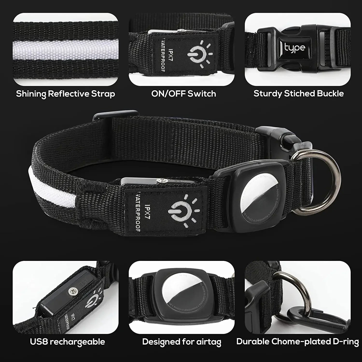 GlowTrack - GPS LED Halsband