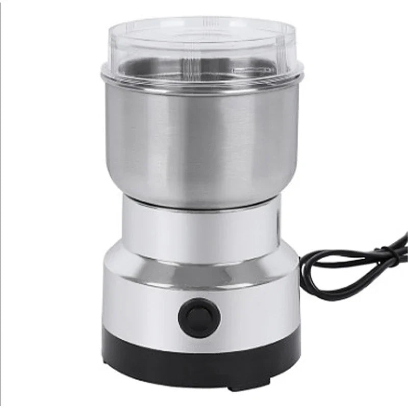 GrindMaster | Elektrische mini-molen | Mini Elektrische Molen 300ml – Ultrafijne Koffiemolen, Kruidenmolen, Babyvoeding Blender, Graanmolen met 2/4 Messen