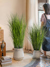 Kunst Rietgrasplant Groot | Nep Ui-Gras Plant | Tropisch Groen Voor Woning, Tuin & Kantoor