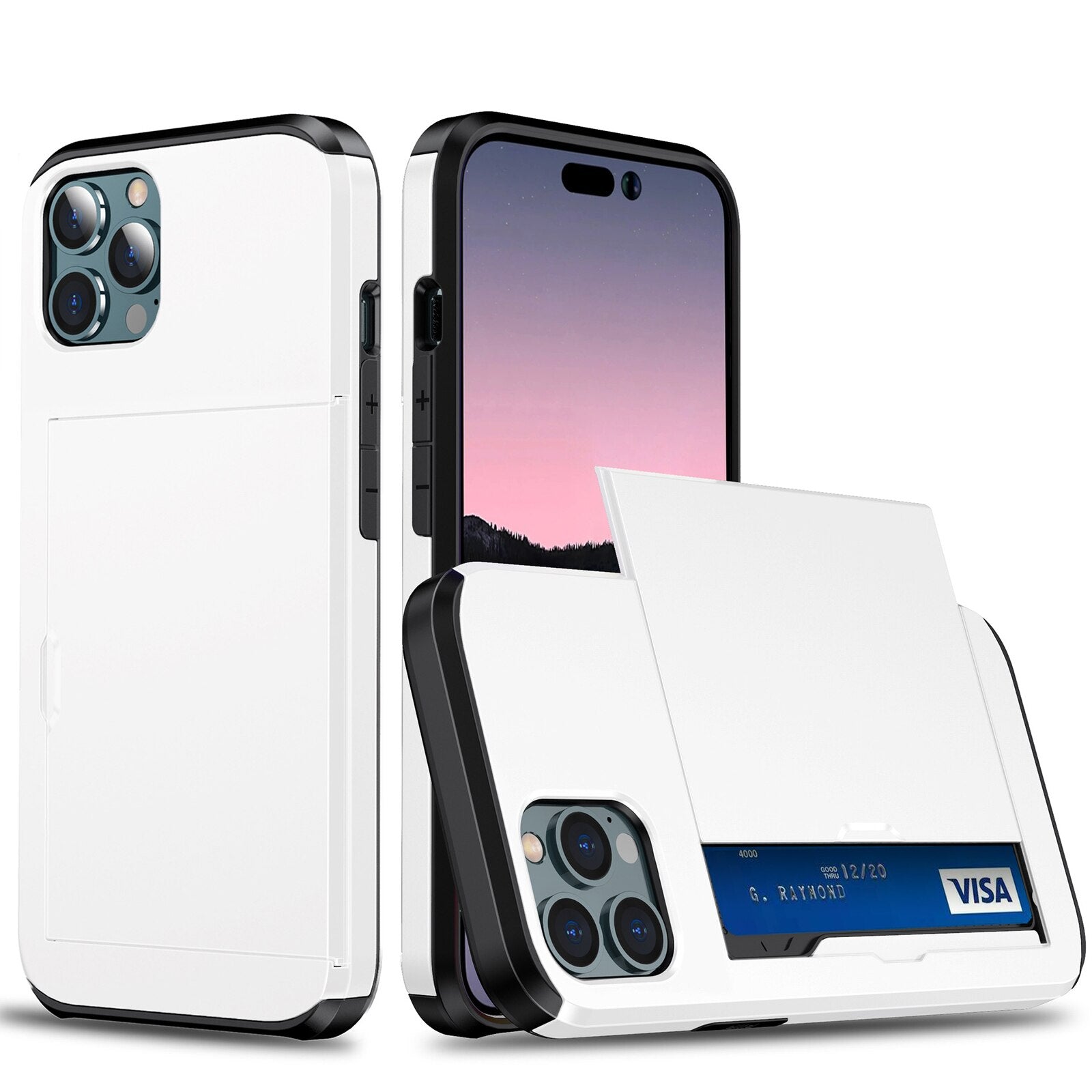 MobuLux | iPhone Portemonnee Hoesje | Luxe Telefoonhoes met Kaartvak en Bescherming