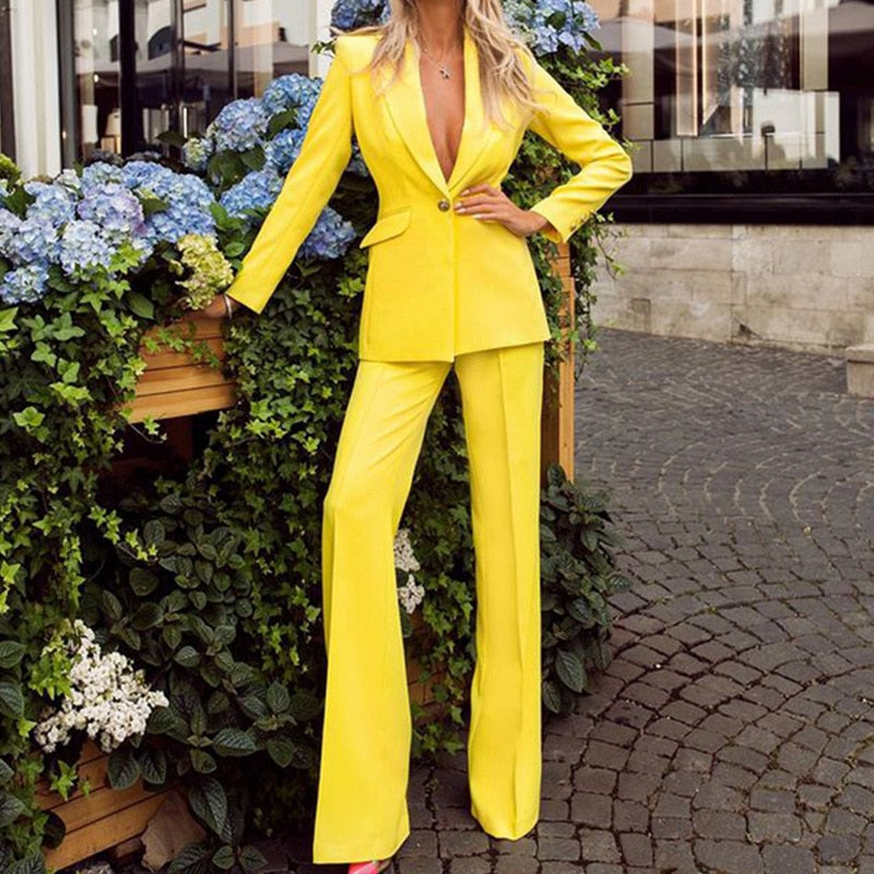 Sylvie | Elegant Tweedelig Blazer Pak voor Dames