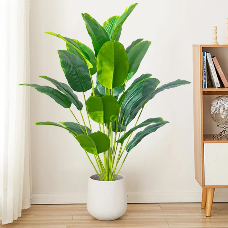 Kunstplant Tropische Bananenblad boom | Real Touch Monstera Bladeren | Decoratie Voor Huis & Tuin