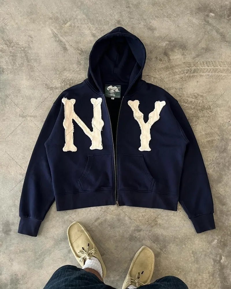 Bold Statement Hoodie | Losse Pasvorm | Grote Teksten - Luid en Trots, Straatwijs