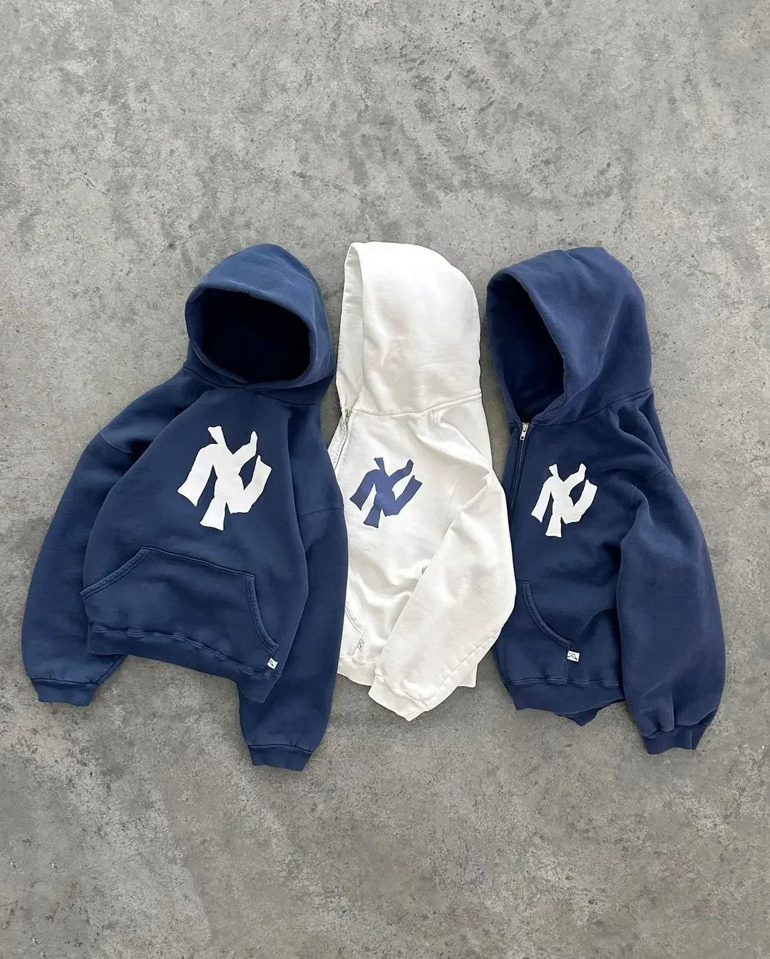 Artistic Y2K Hoodie | Losse Pasvorm | Abstracte Kunst - Creatieve Uitdrukking, Uniek Ontwerp