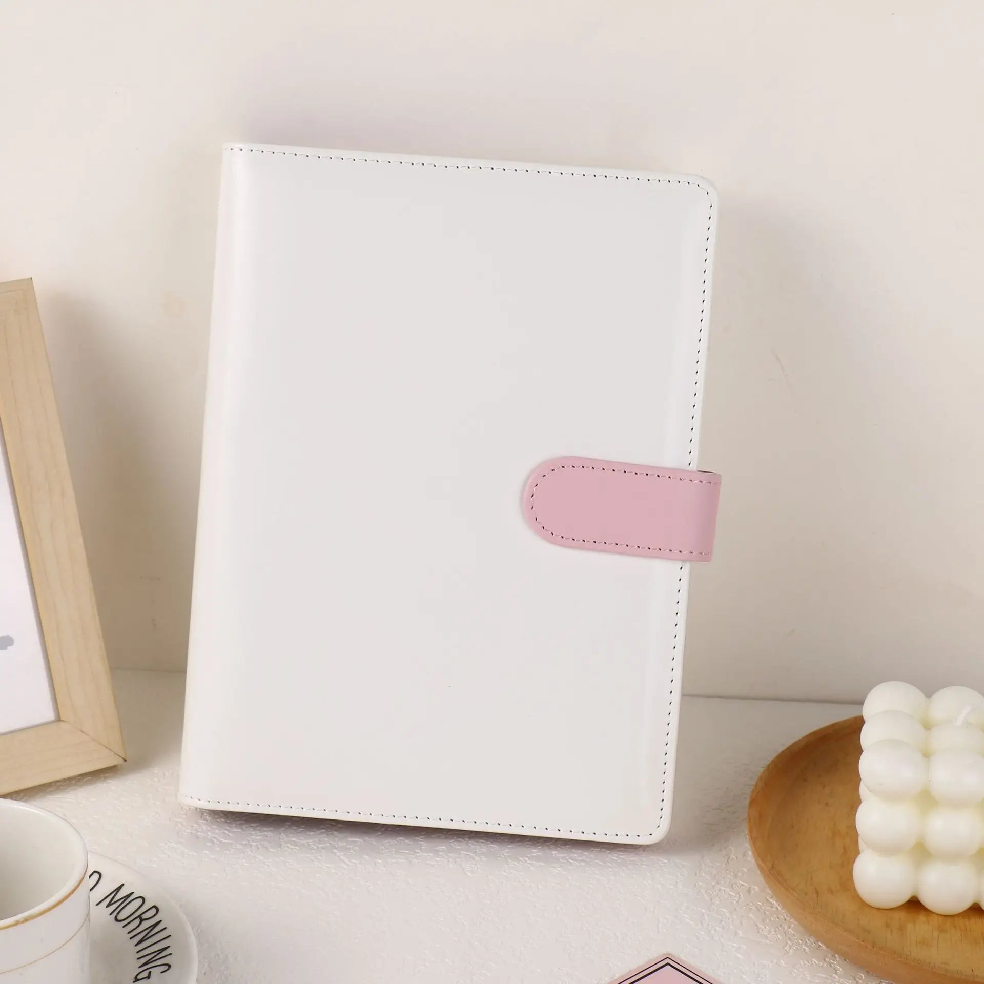 A5 PU lederen binder in macaronkleuren | Planner | DIY fotoalbum en agenda in één