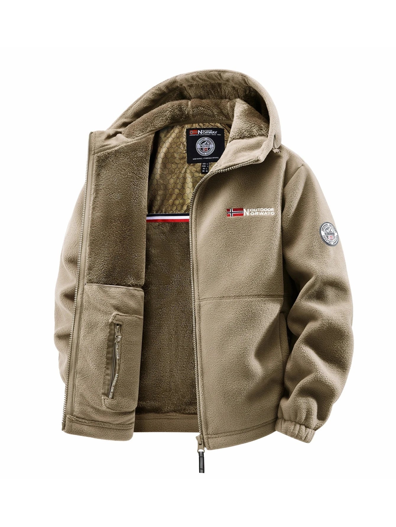Visconte Heren Outdoor Winterjas – Hooded Jacket voor Herfst & Winter, Dagelijks Gebruik, Reizen, Streetwear, Warme Casual Jas