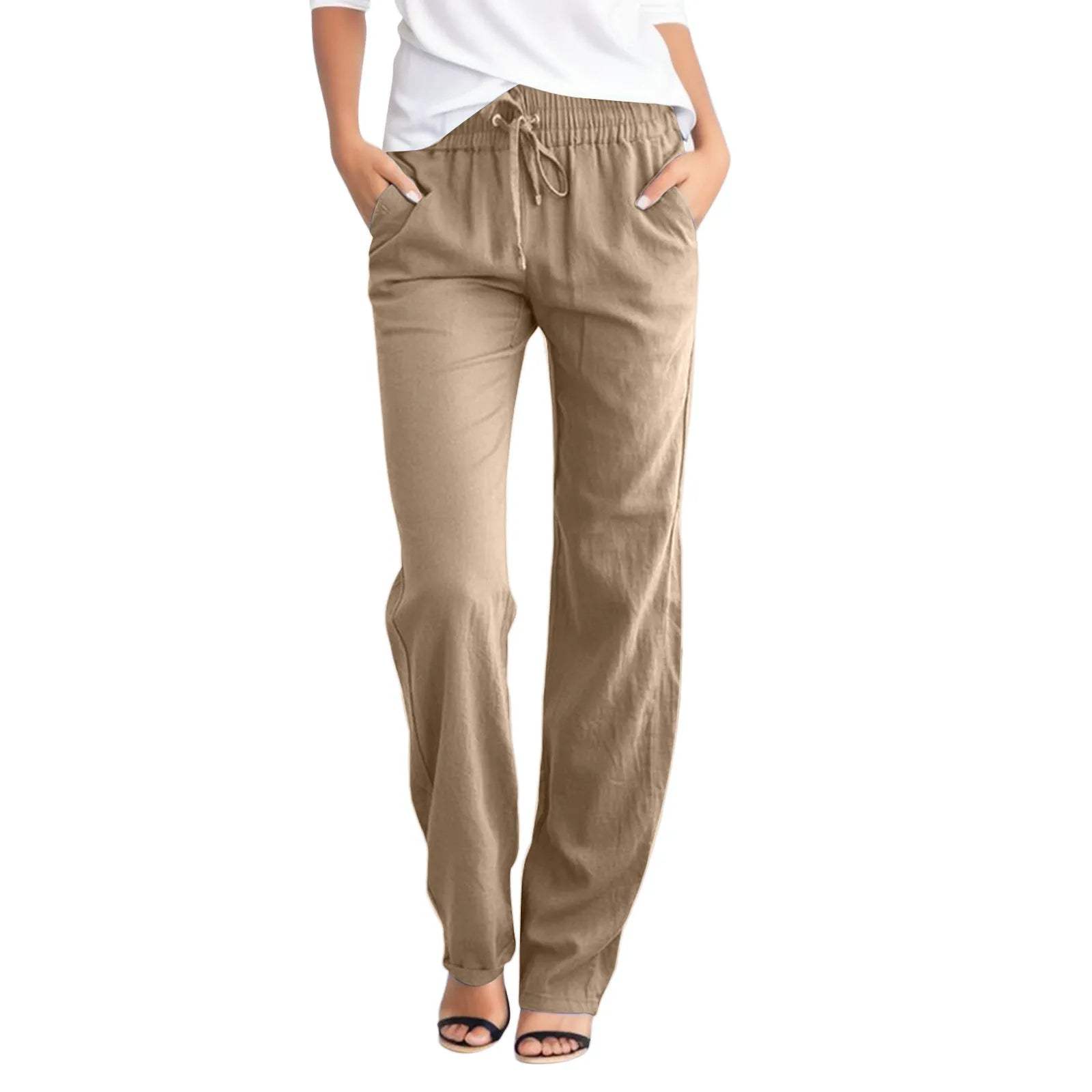 Casual Dames Linnen Broek - Visconte