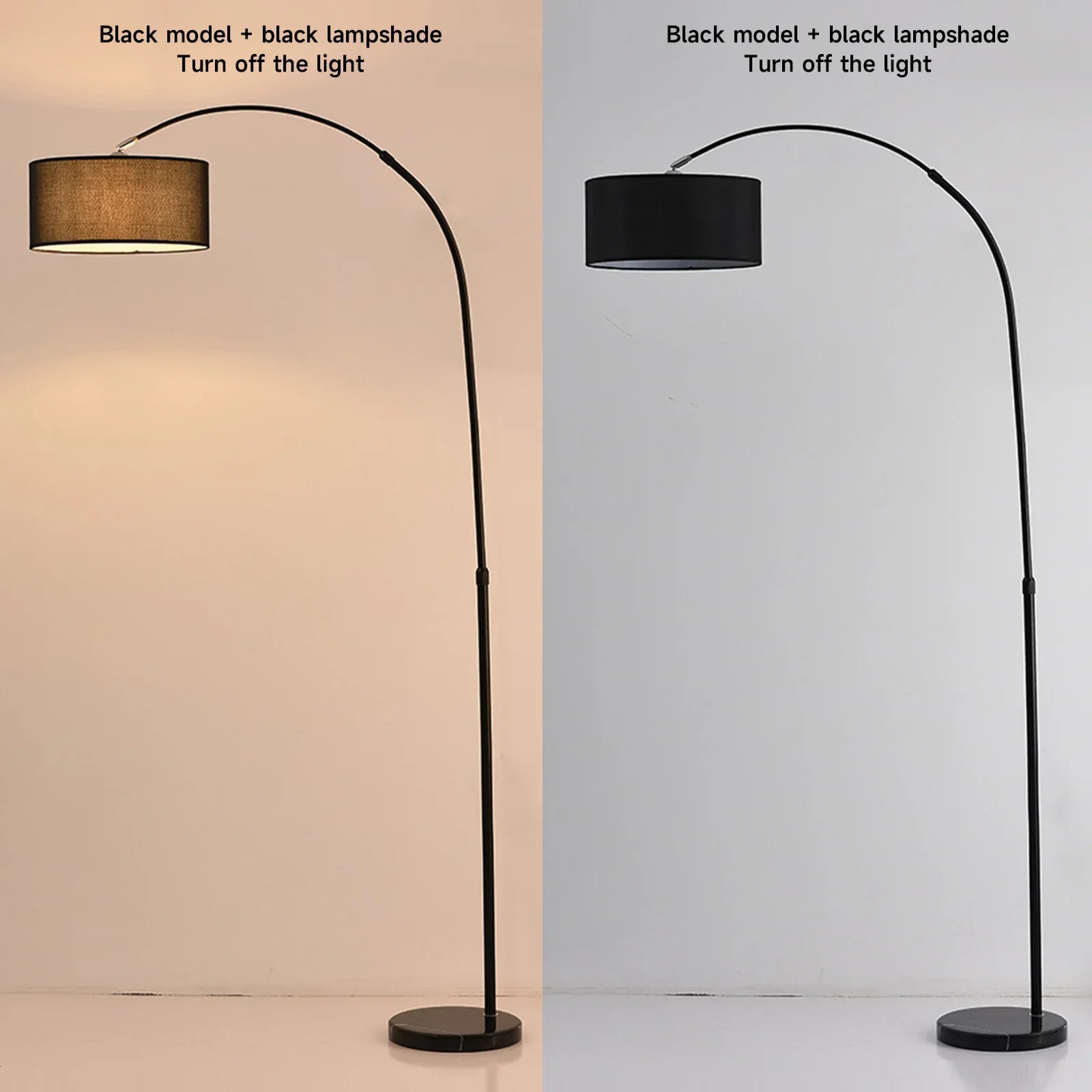 Telescopische Booglamp – Verstelbare Staande Lamp – 12W LED Dimbaar – Modern Design voor Woonkamer & Slaapkamer