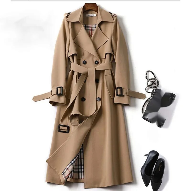 Dames Luxe Trenchcoat