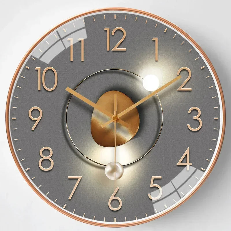 SilentTime Wandklok - Klassiek Ontwerp met Tijdloze Charme - Elegant, Stille en Perfect voor Elke Kamer