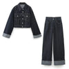 Dames Denim Set - Comfortabel & Warm