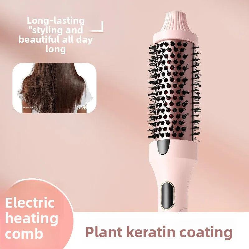 StyleWave | 2-in-1 krultang en stijltang | 2-in-1 Krultang en Stijltang Infrarood – Elektrische Haarstyler Haarborstel, Snel Stylen zonder Beschadiging