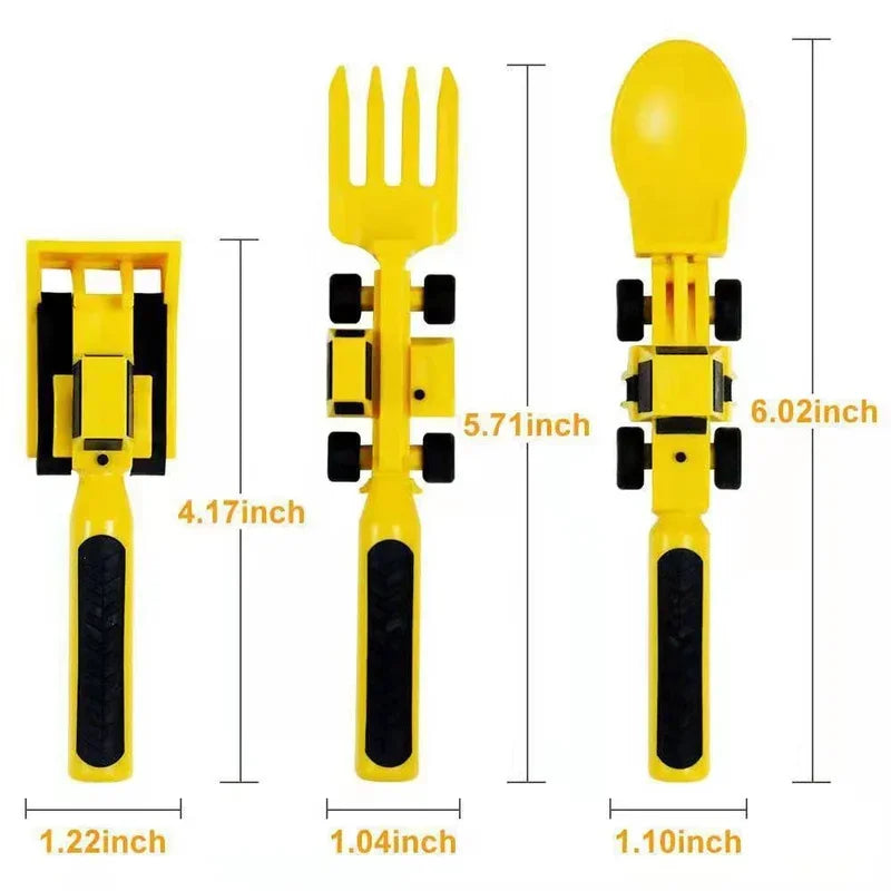 Digger™ Speels kinderservies - 3 varianten