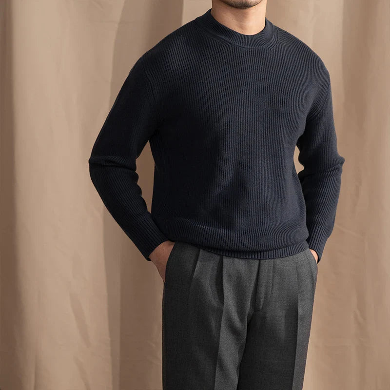 Autumn Warm Wool Sweater | High Quality Materials - Warm and Cozy - Autumn - Ideal for Formal and Informal Occasions