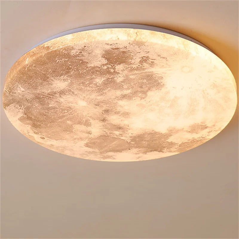 MoonAura Maan LED Lamp | Dimbaar | Ø26-40 cm | Kleurwissel met Afstandsbediening | Geschikt voor Slaapkamer, Hal & Badkamer | Moderne Minimalistische Stijl | Energiezuinig | Eenvoudige Installatie