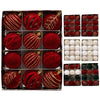 Kerstballen Set 12st - Met Glitters - Uniek Ontwerp - Luxe Kerstboomversiering