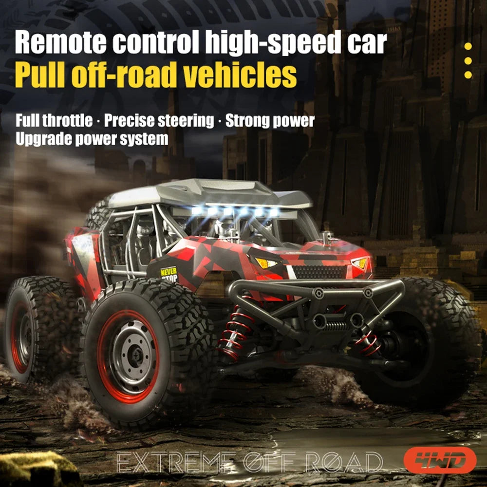 RC Monstertruck 4WD 50KM/H - Afstandsbediening Auto voor Kinderen en Volwassenen, Perfect voor Off-road