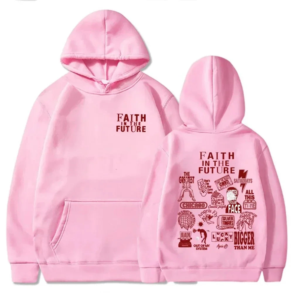 Heren Varsity Hoodie | Loose Fit | Retro Letter Design - Warm en Duurzaam