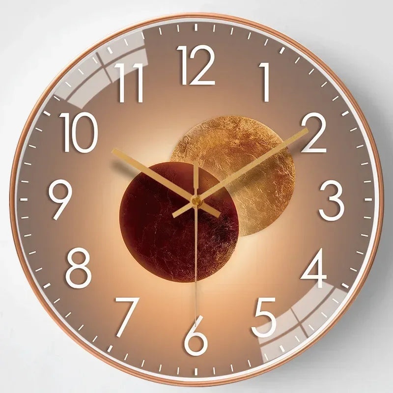 SilentTime Wandklok - Klassiek Ontwerp met Tijdloze Charme - Elegant, Stille en Perfect voor Elke Kamer