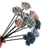 10x Fluwelen Bloemen Rattan Geurstokjes | Luxe Geurverspreiders | Sfeervolle Woondecoratie DIY