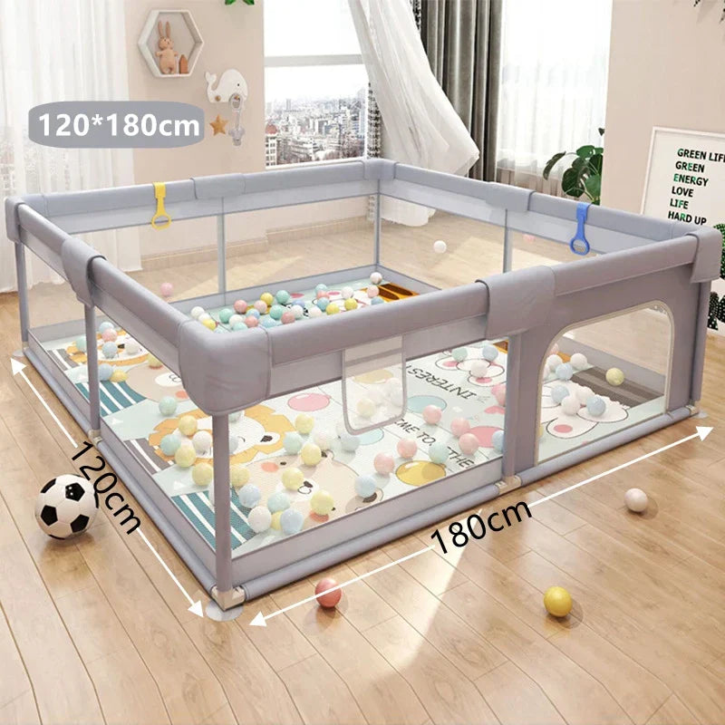 Complete Baby Speelomgeving – Stimuleer Creativiteit en Motoriek met Veilige Speelelementen