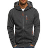 CoreWear Heren Hoodie Sweatshirt Lange Mouw Slim Fit met Rits | Hoodie | Sportieve Casual Hoodie voor Heren Kleding & Streetwear