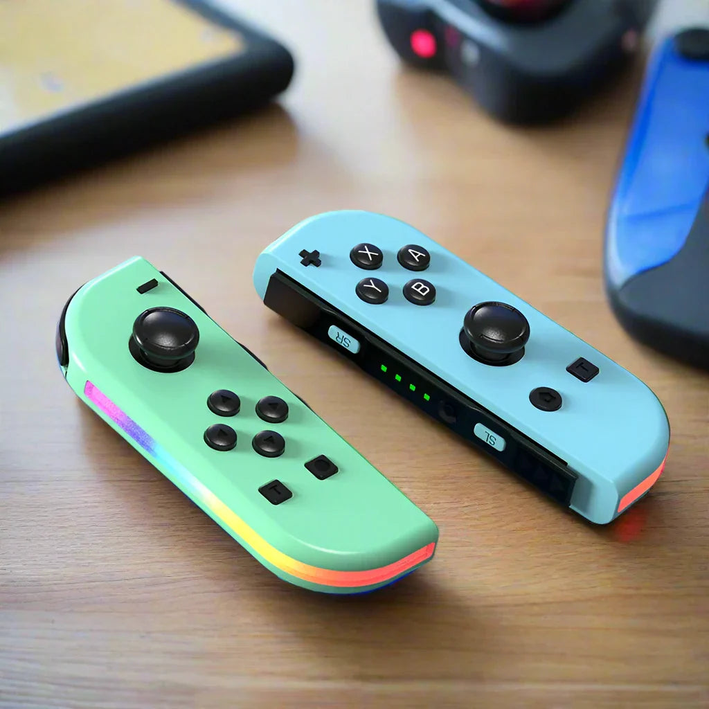 Draadloze Bluetooth LED Joystick voor Nintendo Switch – Controllers in Unieke Kleuren