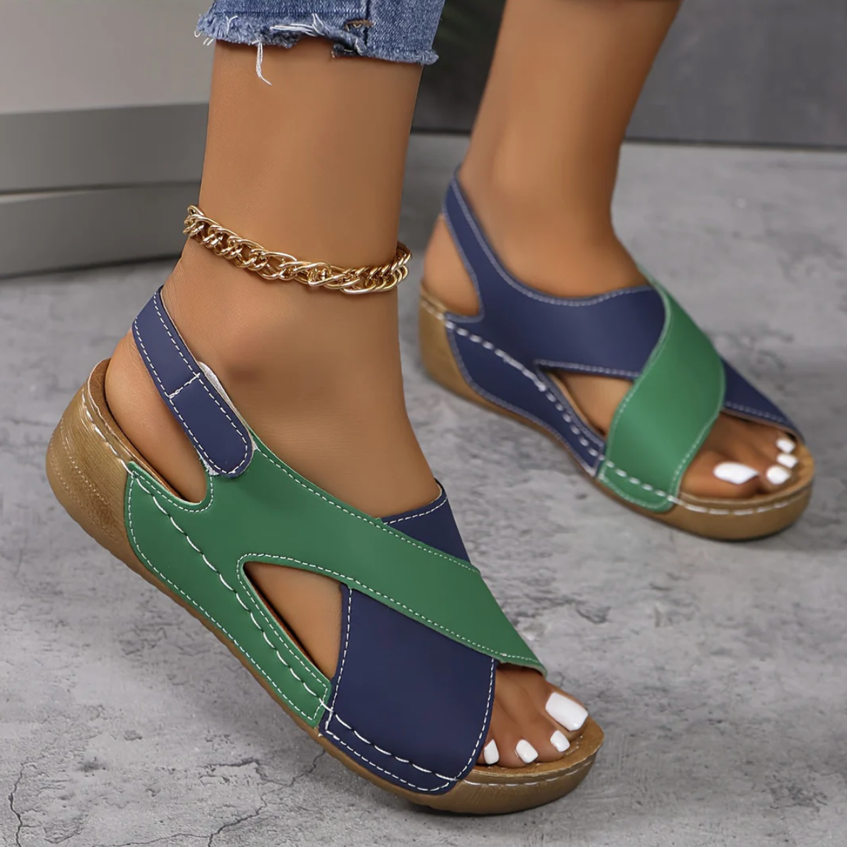 Dames Wandelsandalen – Ademend en Orthopedisch Comfort | Lichtgewicht Zomersandaal