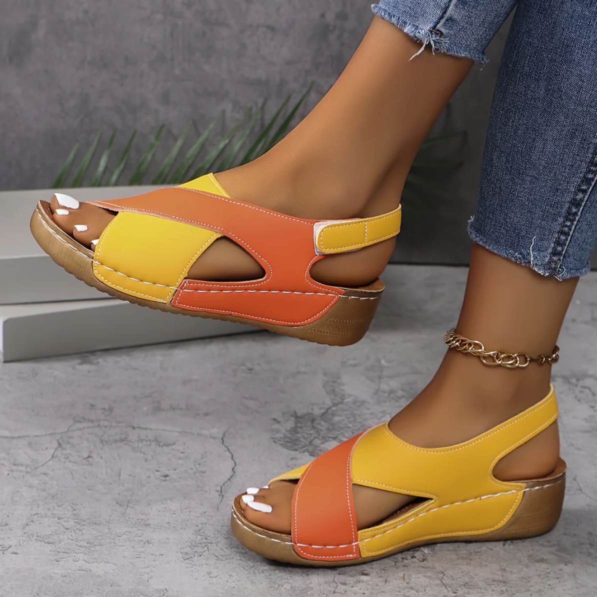 Dames Wandelsandalen – Ademend en Orthopedisch Comfort | Lichtgewicht Zomersandaal