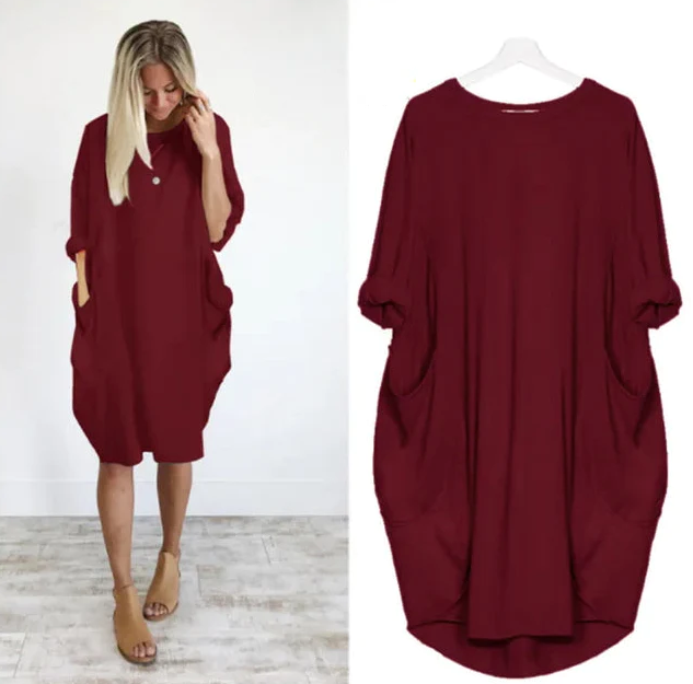 Joanna - Luchtig oversized jurkje