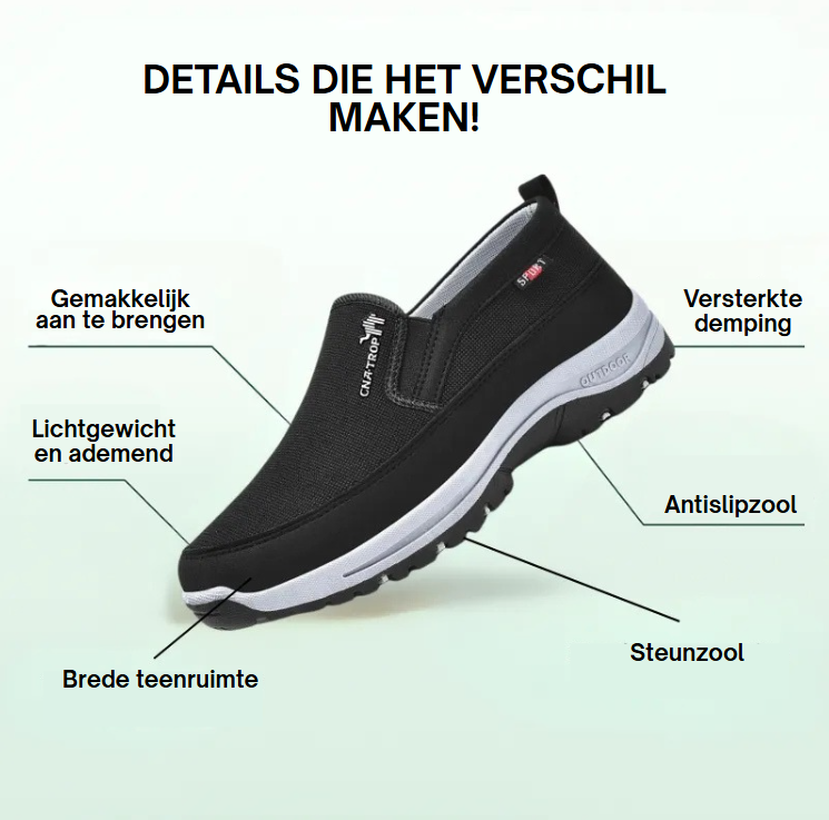 Heren Sneakers - Orthopedisch Comfort - Ergonomisch Ontwerp - Mesh