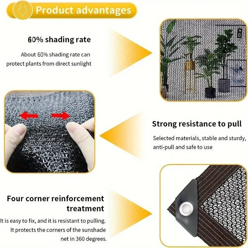 Shadevora Schaduwdoek – UV-Werend & Stevig Versterkt Ontwerp