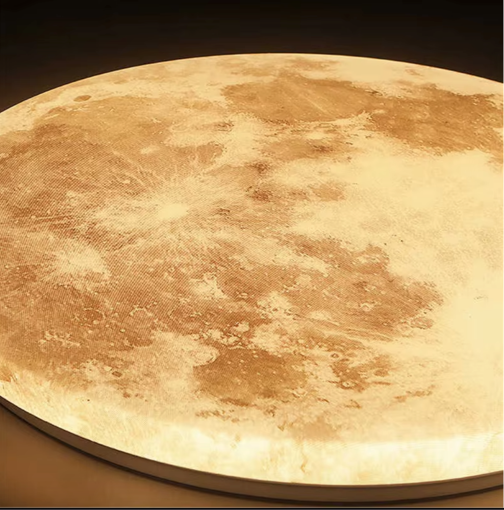 MoonAura Maan LED Lamp | Dimbaar | Ø26-40 cm | Kleurwissel met Afstandsbediening | Geschikt voor Slaapkamer, Hal & Badkamer | Moderne Minimalistische Stijl | Energiezuinig | Eenvoudige Installatie