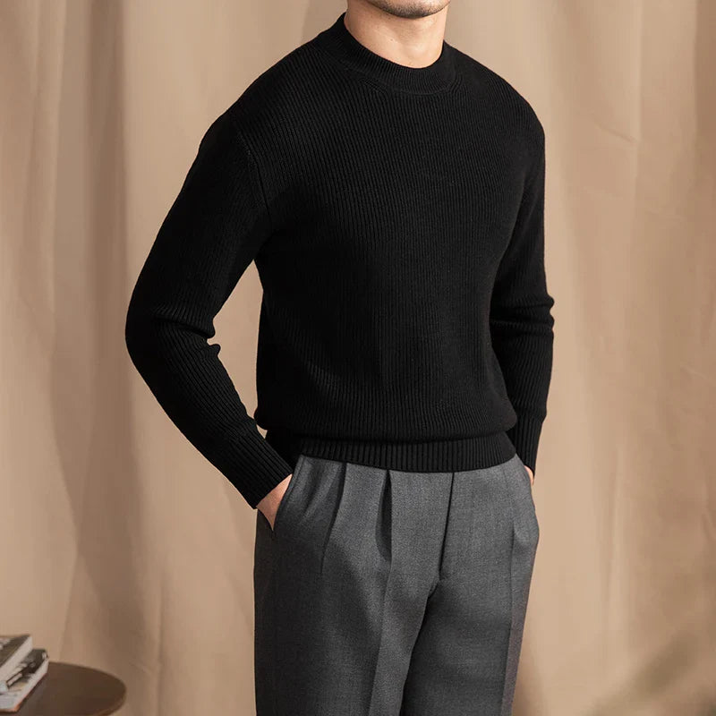 Autumn Warm Wool Sweater | High Quality Materials - Warm and Cozy - Autumn - Ideal for Formal and Informal Occasions