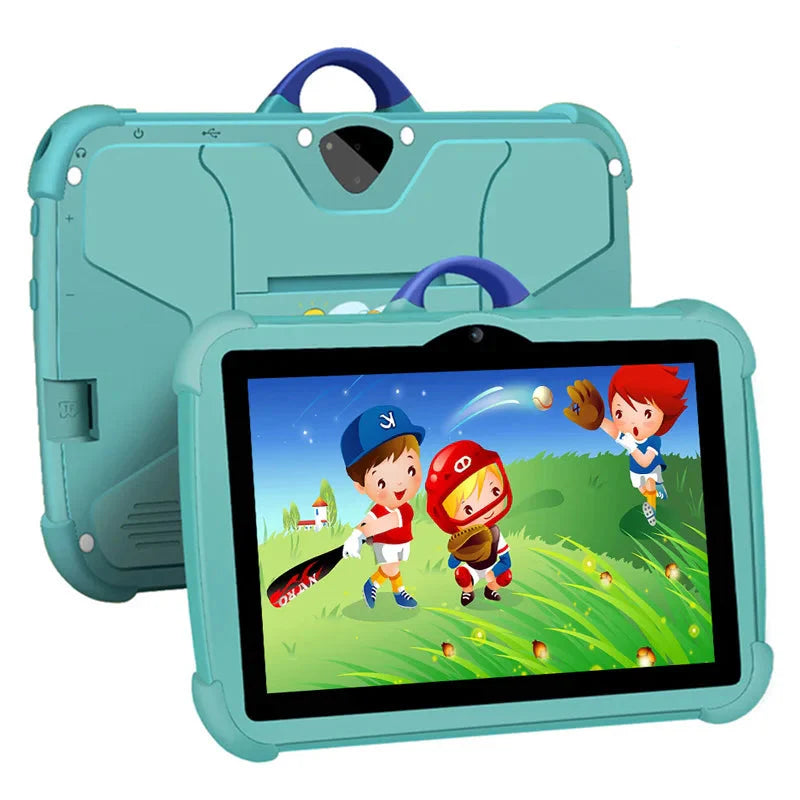Kindertablet 7 Inch Groen 4GB RAM 64GB ROM Voor Kinderen Android