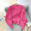 Mooie Sweater met Strikjes! Drie Kleuren