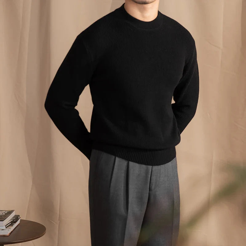 Autumn Warm Wool Sweater | High Quality Materials - Warm and Cozy - Autumn - Ideal for Formal and Informal Occasions