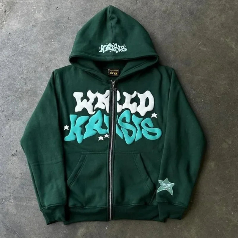 Bold Statement Hoodie | Losse Pasvorm | Grote Teksten - Luid en Trots, Straatwijs