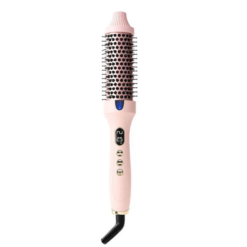 StyleWave | 2-in-1 krultang en stijltang | 2-in-1 Krultang en Stijltang Infrarood – Elektrische Haarstyler Haarborstel, Snel Stylen zonder Beschadiging