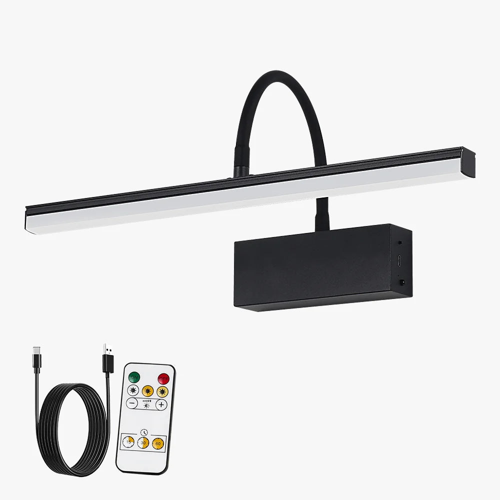 UPLIGHT Pro LED Wandlamp voor Schilderijen – Draadloos Oplaadbaar, Dimbaar, Met Afstandsbediening