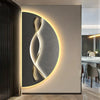 Maanlicht Wandpaneel | Wanddecoratie | Mystieke Maan in Nachtlamp
