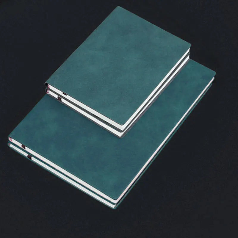 A5/A6 PU notitieboek met schapenvachtlook | Notitieboek | Dagelijks gelinieerd schrift voor werk of studie