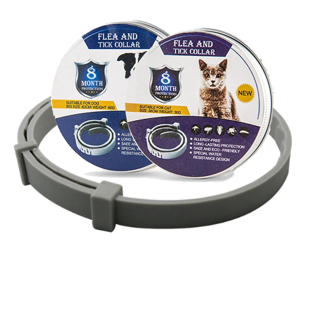 SafeGuard - Vlooien- en Tekenhalsband voor Honden & Katten | 8 Maanden Bescherming