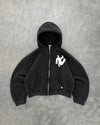 Artistic Y2K Hoodie | Losse Pasvorm | Abstracte Kunst - Creatieve Uitdrukking, Uniek Ontwerp