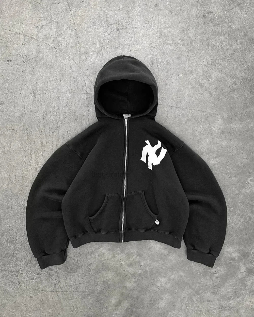 Artistic Y2K Hoodie | Losse Pasvorm | Abstracte Kunst - Creatieve Uitdrukking, Uniek Ontwerp
