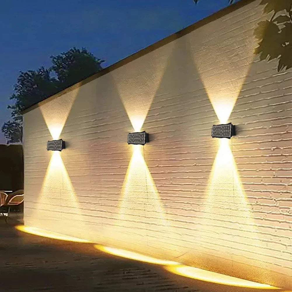 Solar Wandlamp Buiten met IP65 Waterdichte LED Verlichting en Zonne-energie