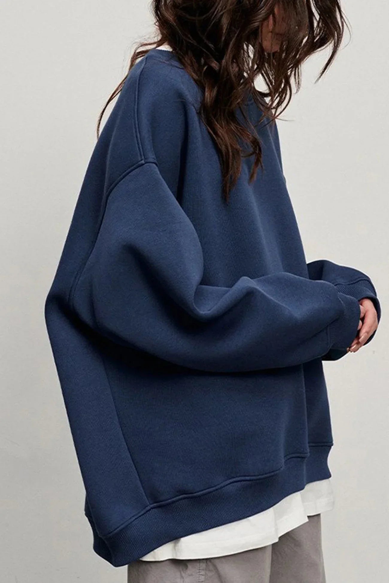 Crew Neck Oversized Sweatshirt