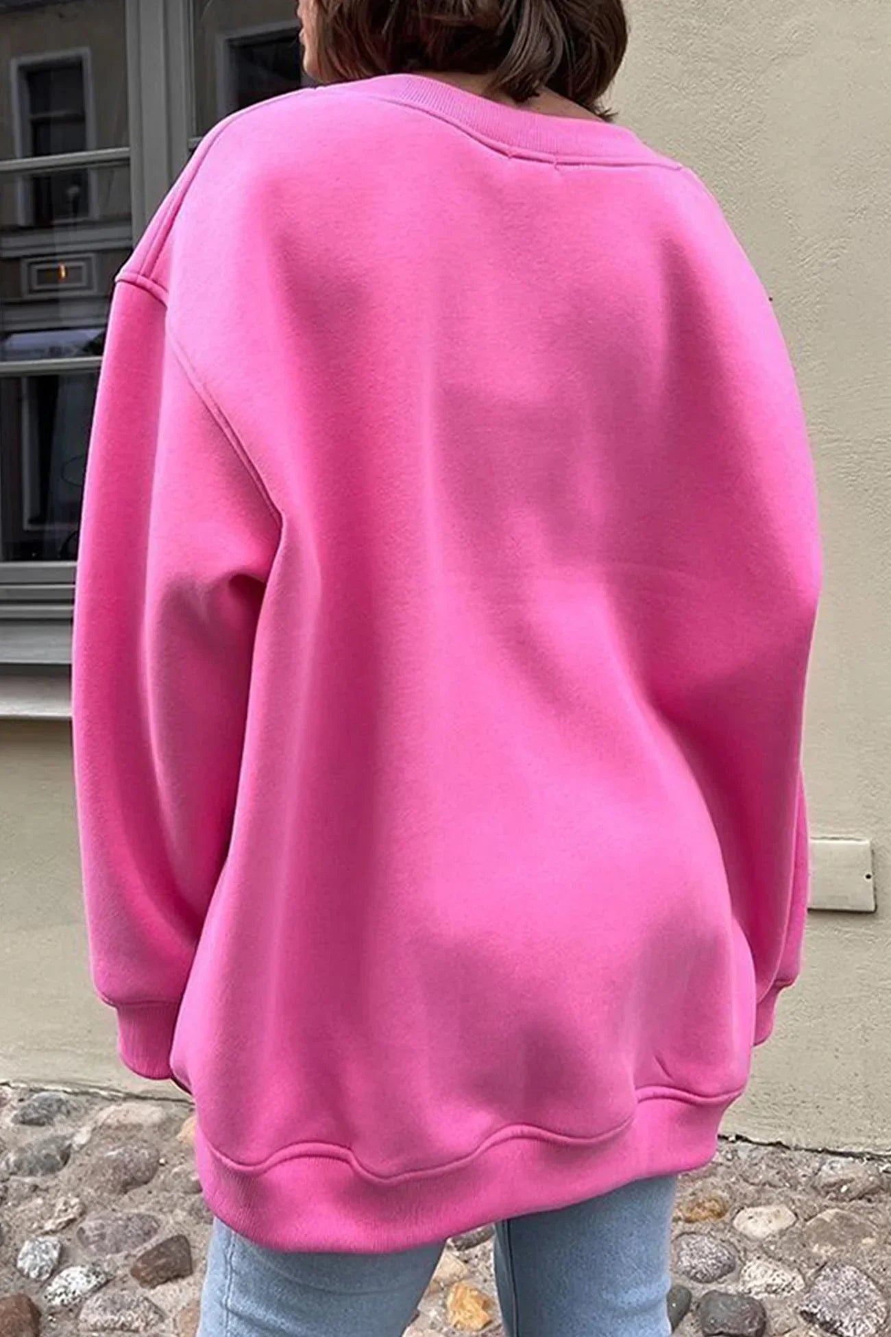 Crew Neck Oversized Sweatshirt